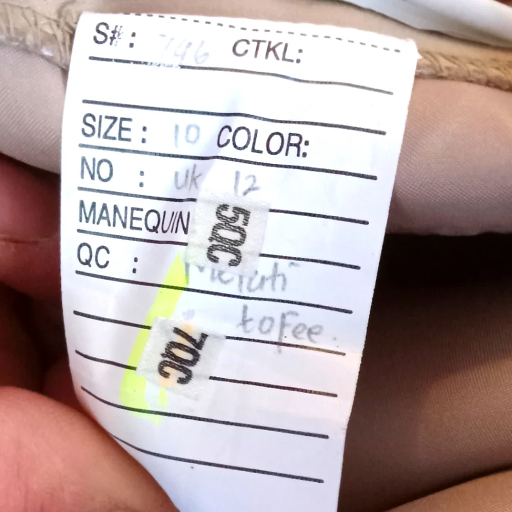 Mori Lee Mini Dress Toffee And Champagne Color With Shocking White Bow - Picture 7 of 9